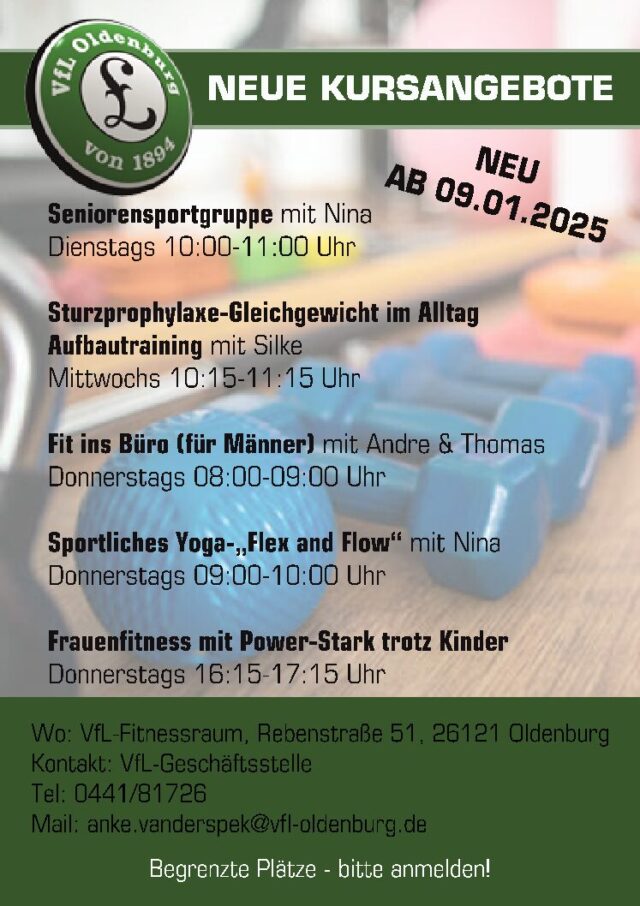 Neue Kursangebote